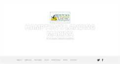 Desktop Screenshot of hamptonslandingmarina.com